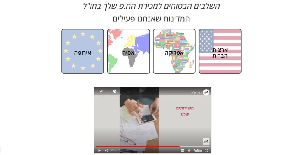 השלבים למכירת החברה בחו"ל